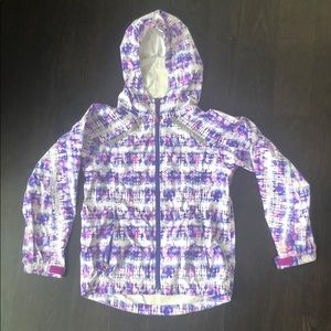 LL Bean kids rain jacket size 8